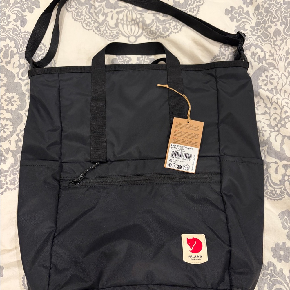 Fjällräven Black High Coast Tote Bag